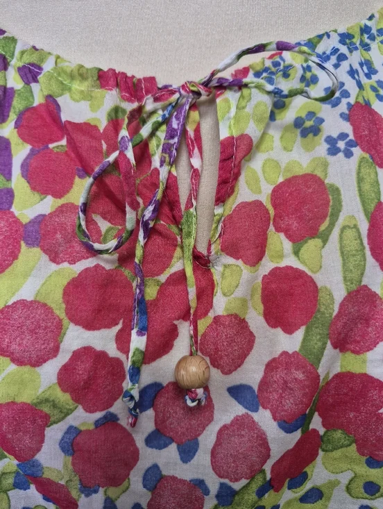 Marimekko Kukkameri Cotton Tunic Size L - Picture 5 of 10